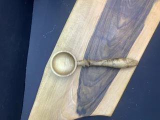 قاشق اجیل‌خوری چوبی
