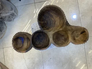 مزه خوری چوبی روستیک