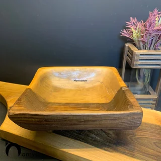 میوه خوری چوبی روستیک