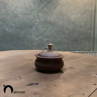 قندان چوبی کمرباریک
